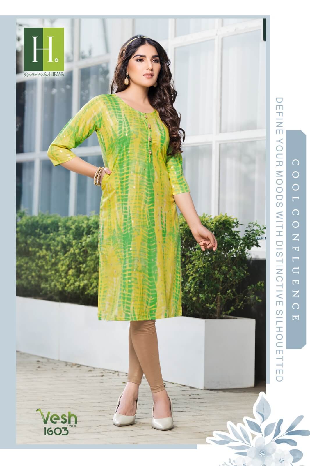 Hirwa kurti wholesaler vesh vol 16 Regular Wear Wholesale Kurtis